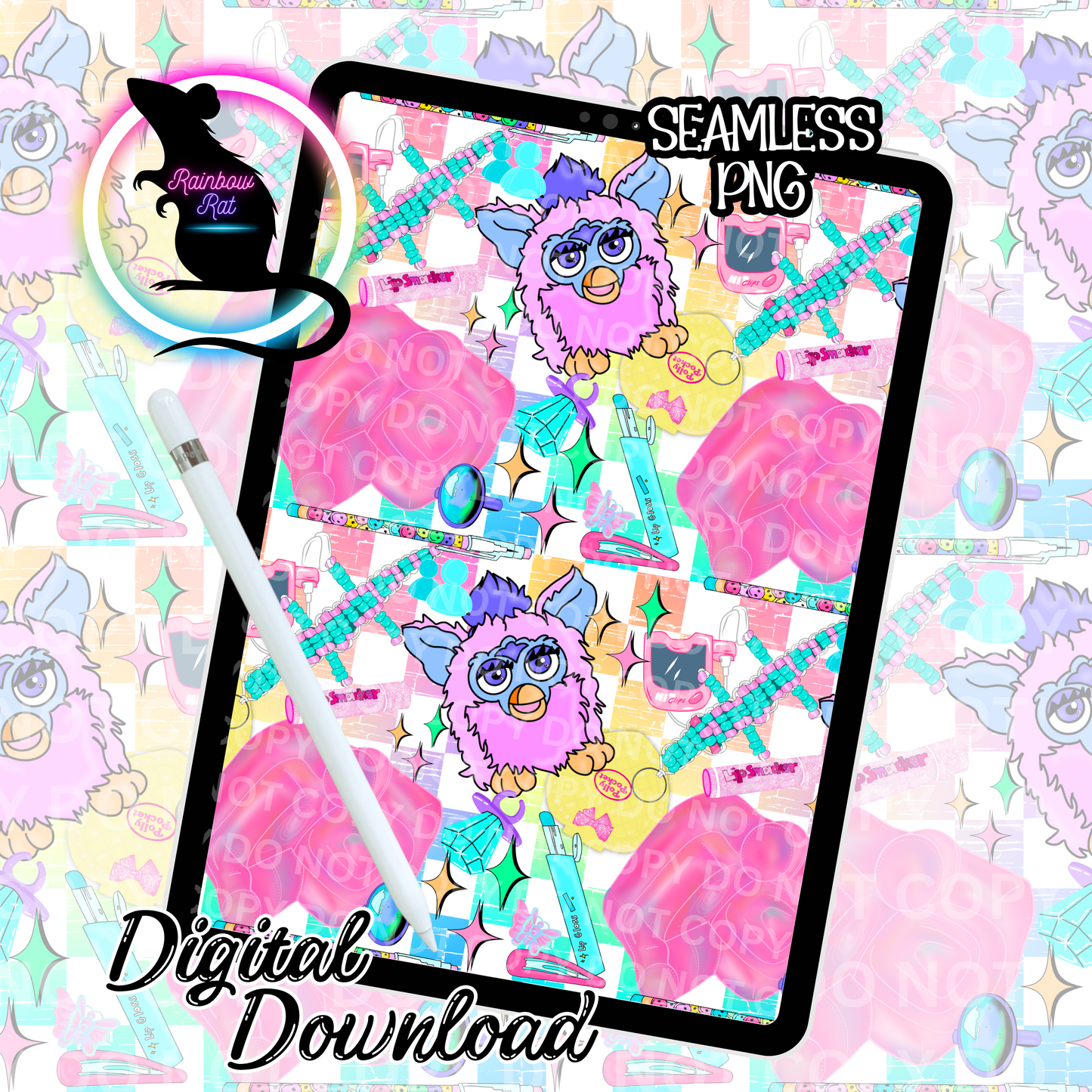 🌈✨RAINBOW REWIND 🛼 COLLAB- Rainbow Rat Designs X Diesel Designs