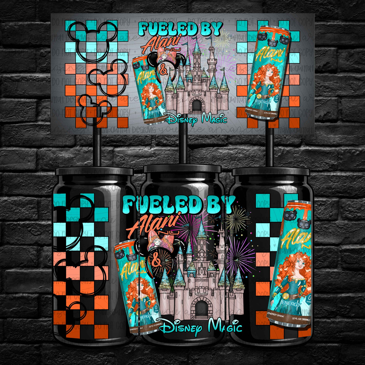 Caffeinated Cartoons-Libby Wrap Energy Singles