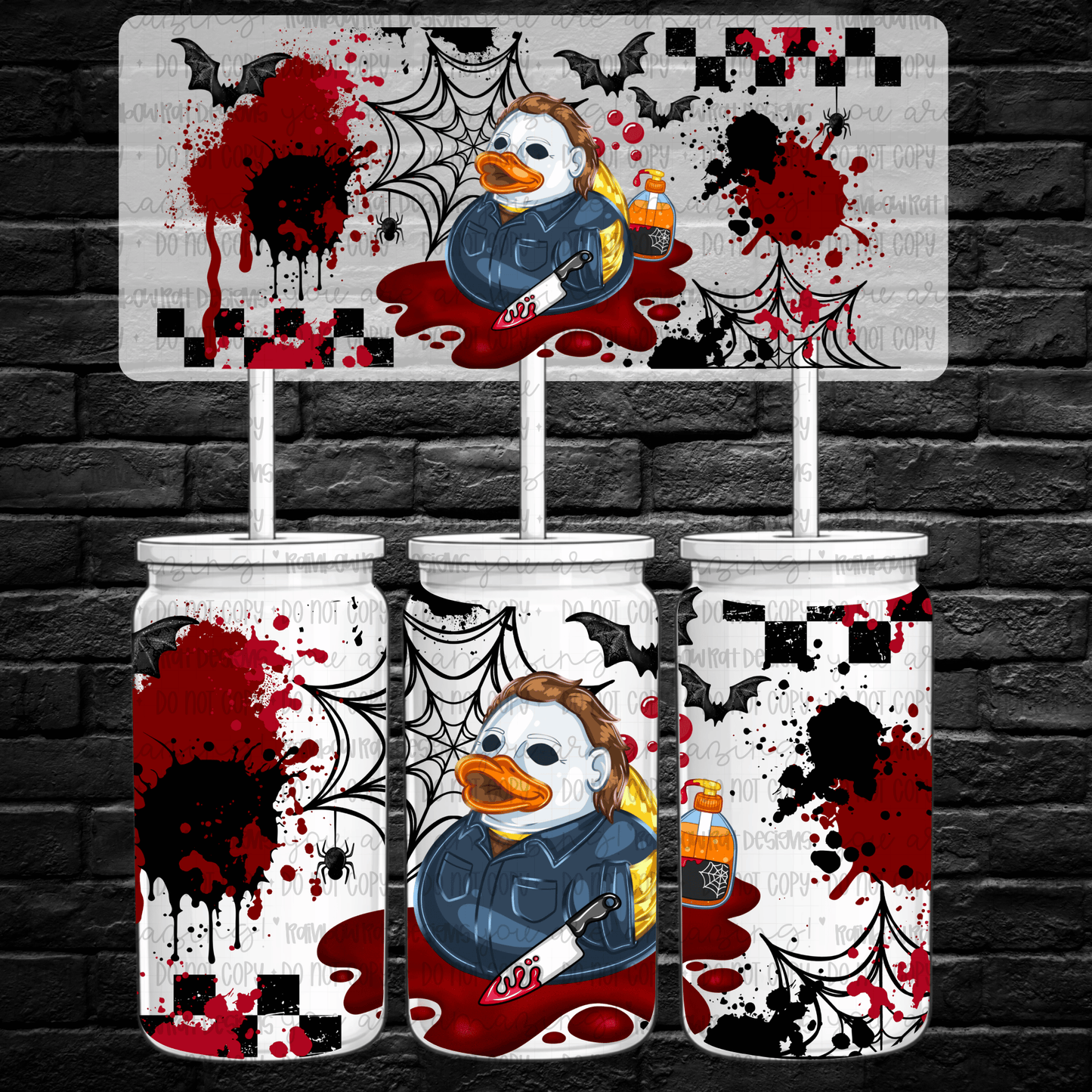 Horror Duckies- Libby Wrap Singles