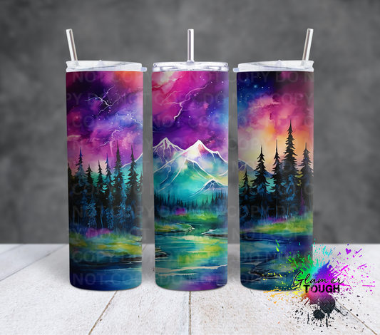 Vibrant Mountainscape- 20oz Tumbler
