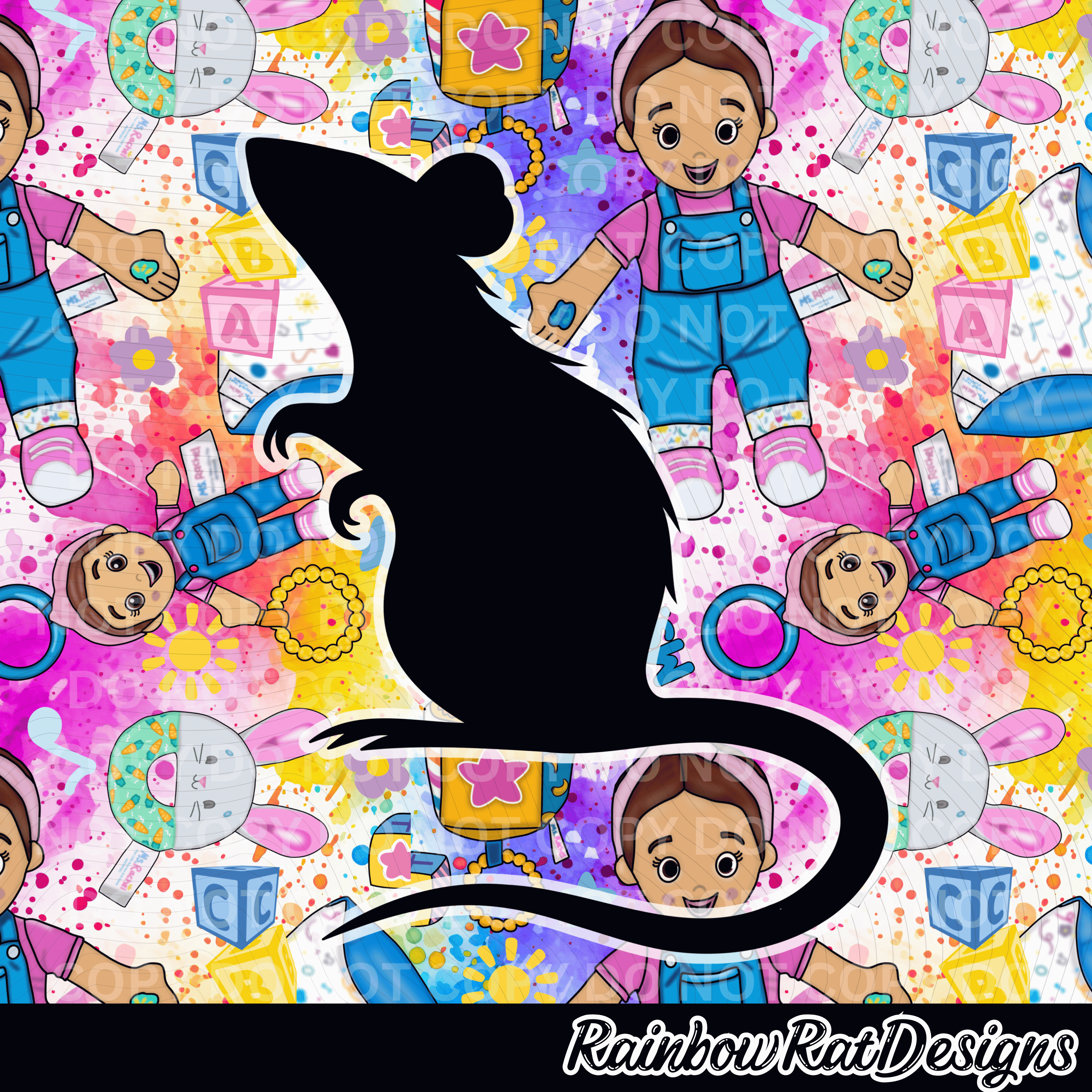 Rachel - Seamless Single – Glam’er Tough | Rainbow Rat Designs