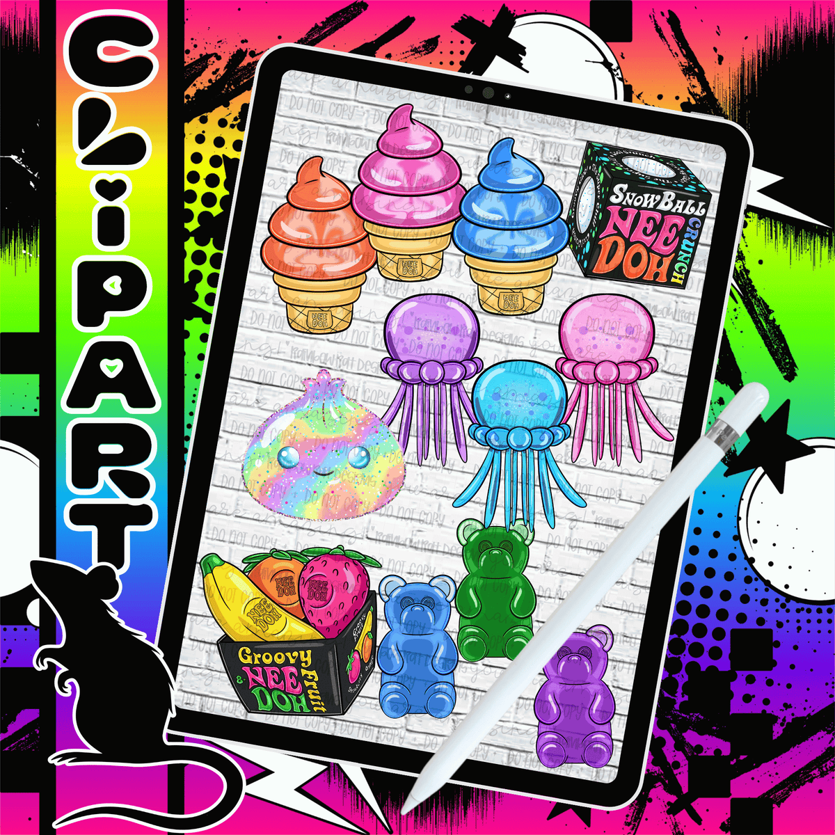 Squish CLIPART Bundle