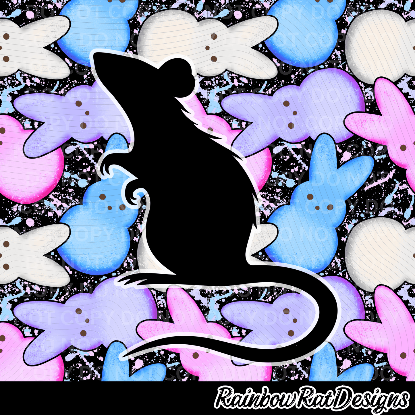 Easter Bunny- Seamless Singles