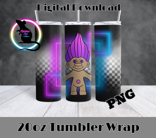 Neon Doll- 20oz Tumbler Wrap