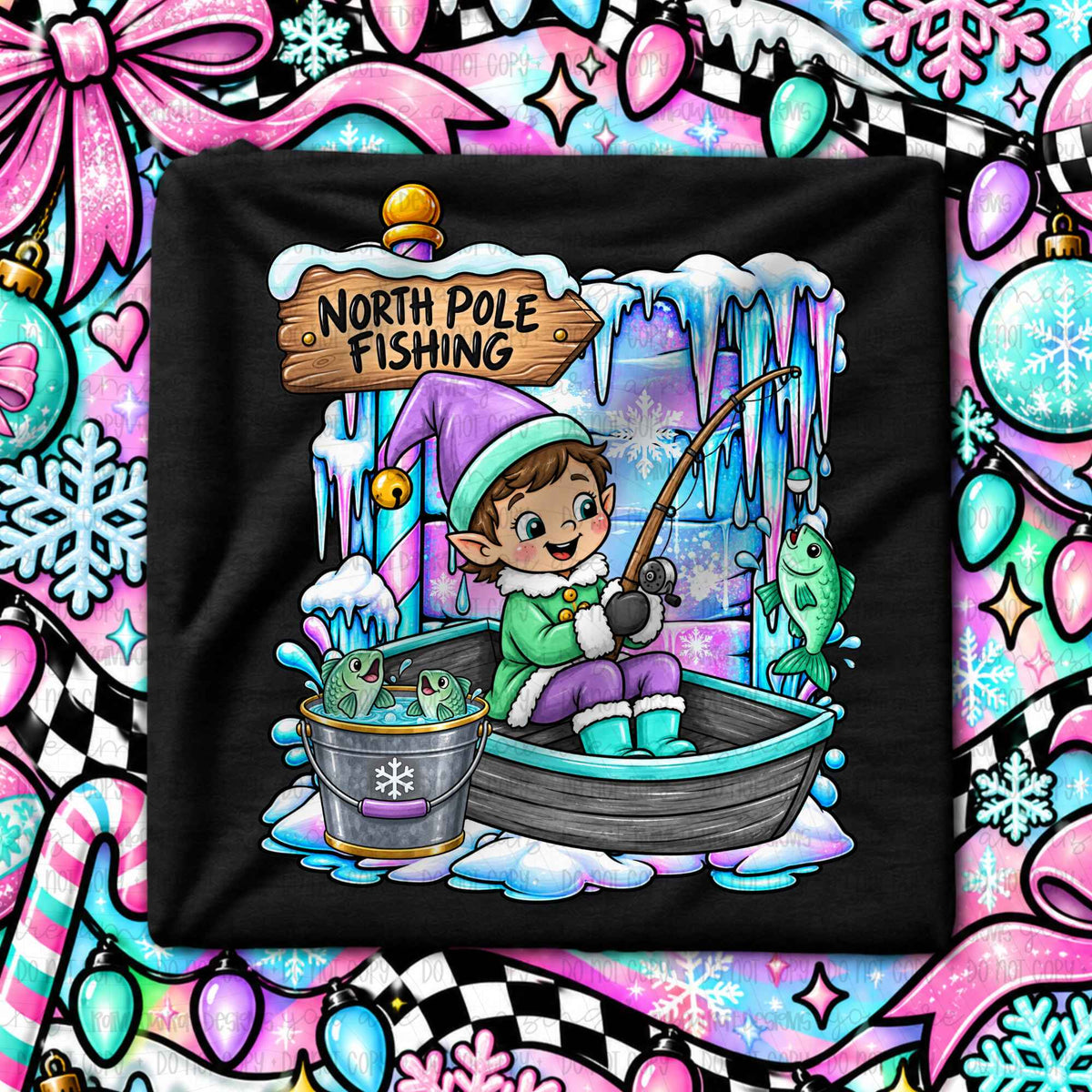 North Pole Fishing- PNG Single