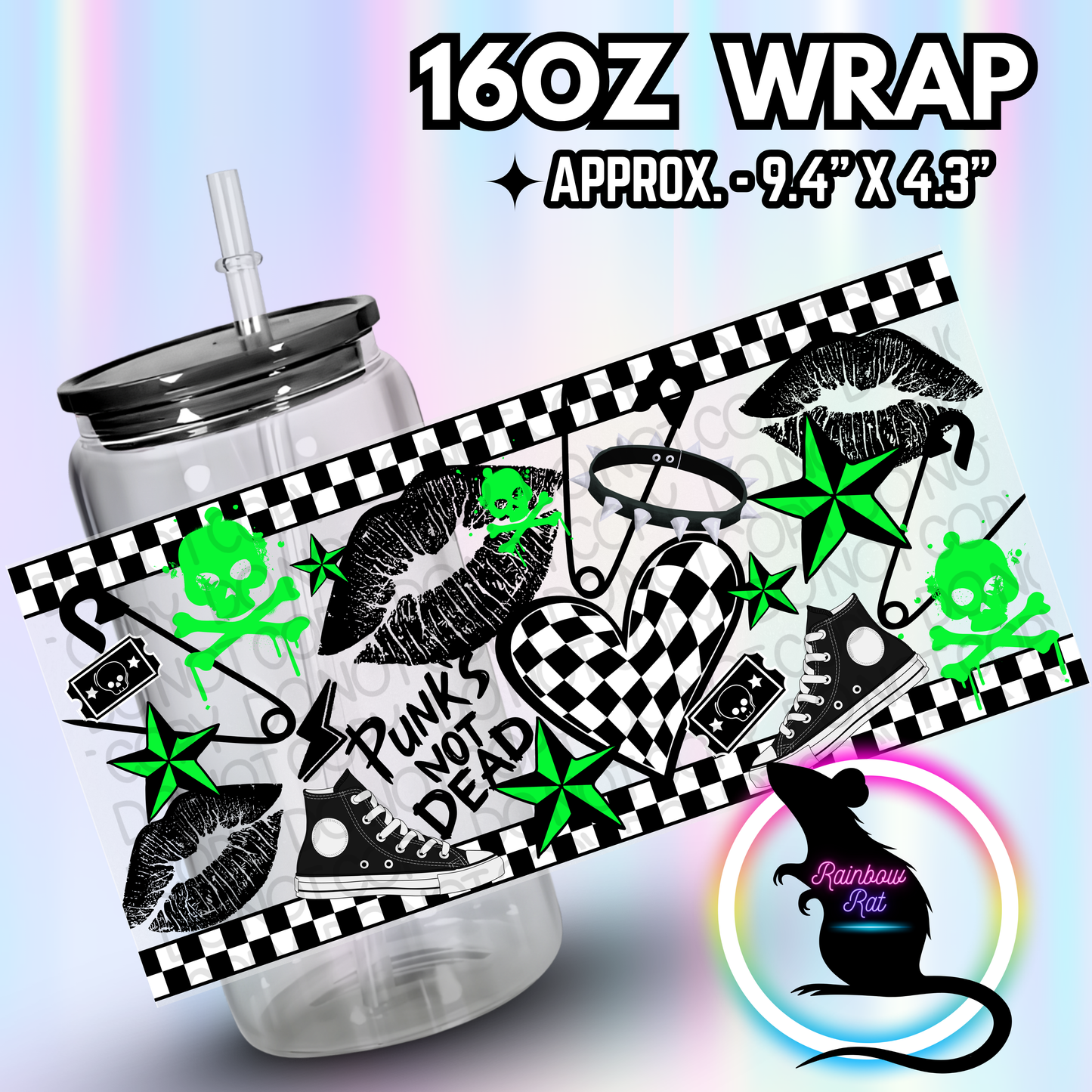 Punks Not Dead- Libby Wrap Singles