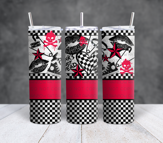 Punks Not Dead- 20oz Tumbler Wrap Singles