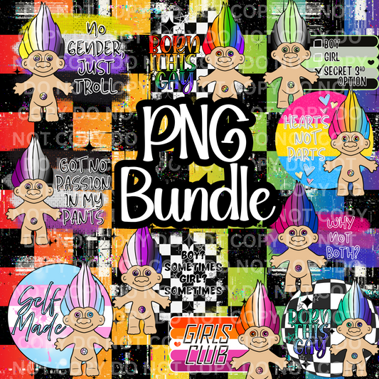 Pride Trolls- PNG Bundle