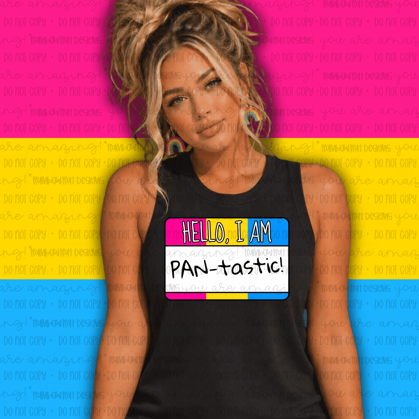 Hello, I am Name Tags- PNG Singles