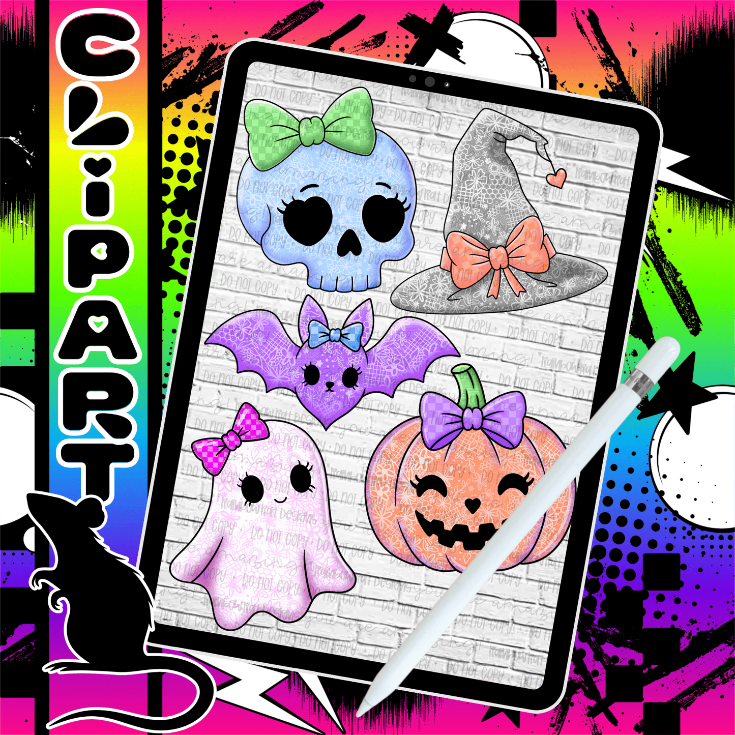 Pasteloween CLIPART Bundle