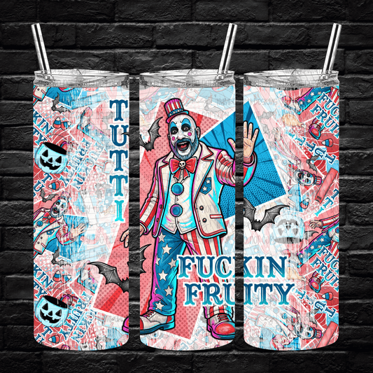 Pasteloween Horror- 20oz Tumbler Wrap Singles