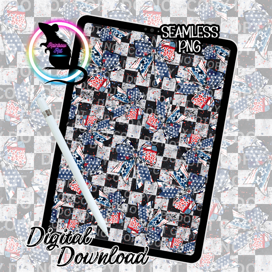 USA Coquette- Seamless Design