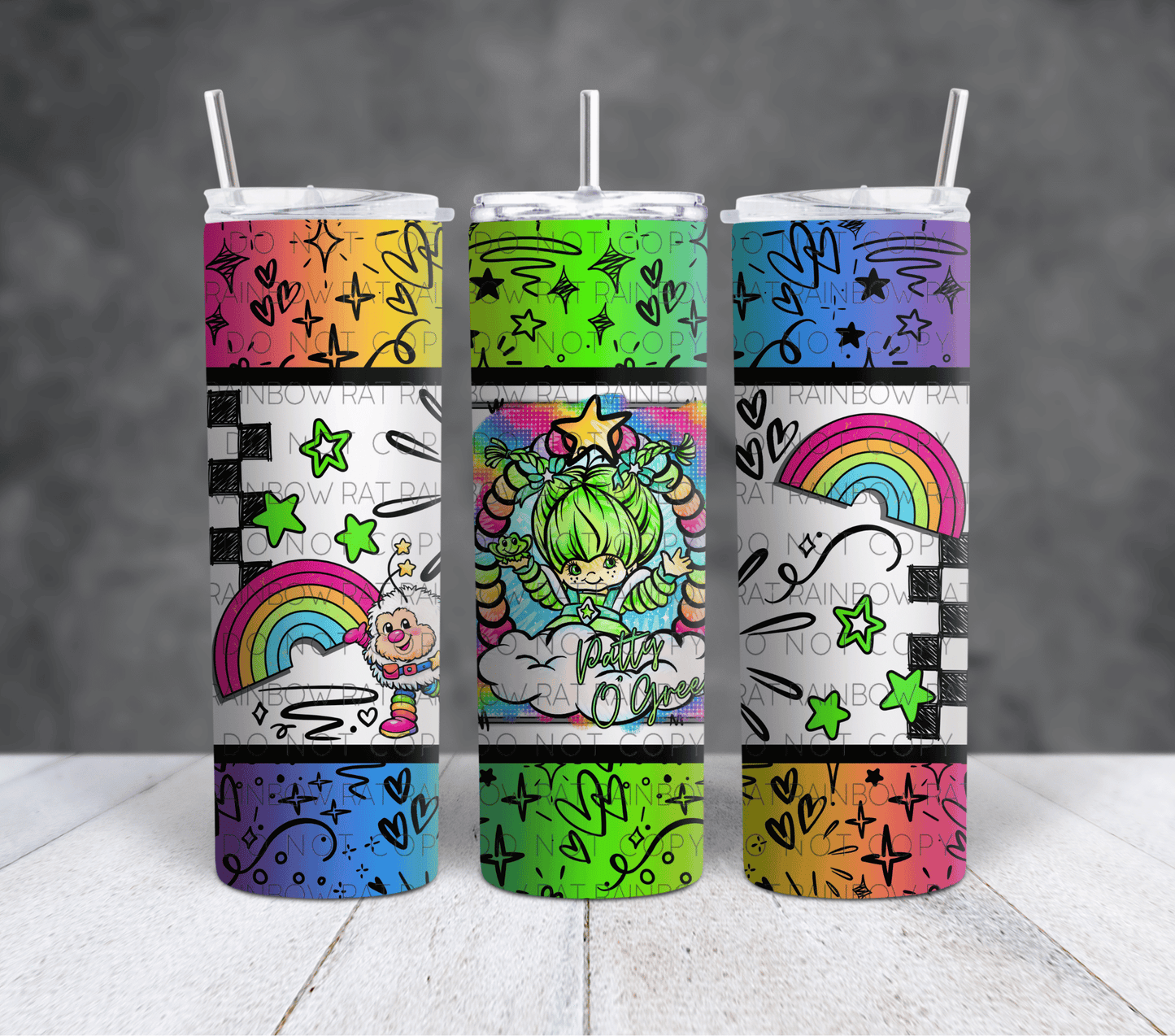Rainbow Friends- 20oz Tumbler Wrap Singles