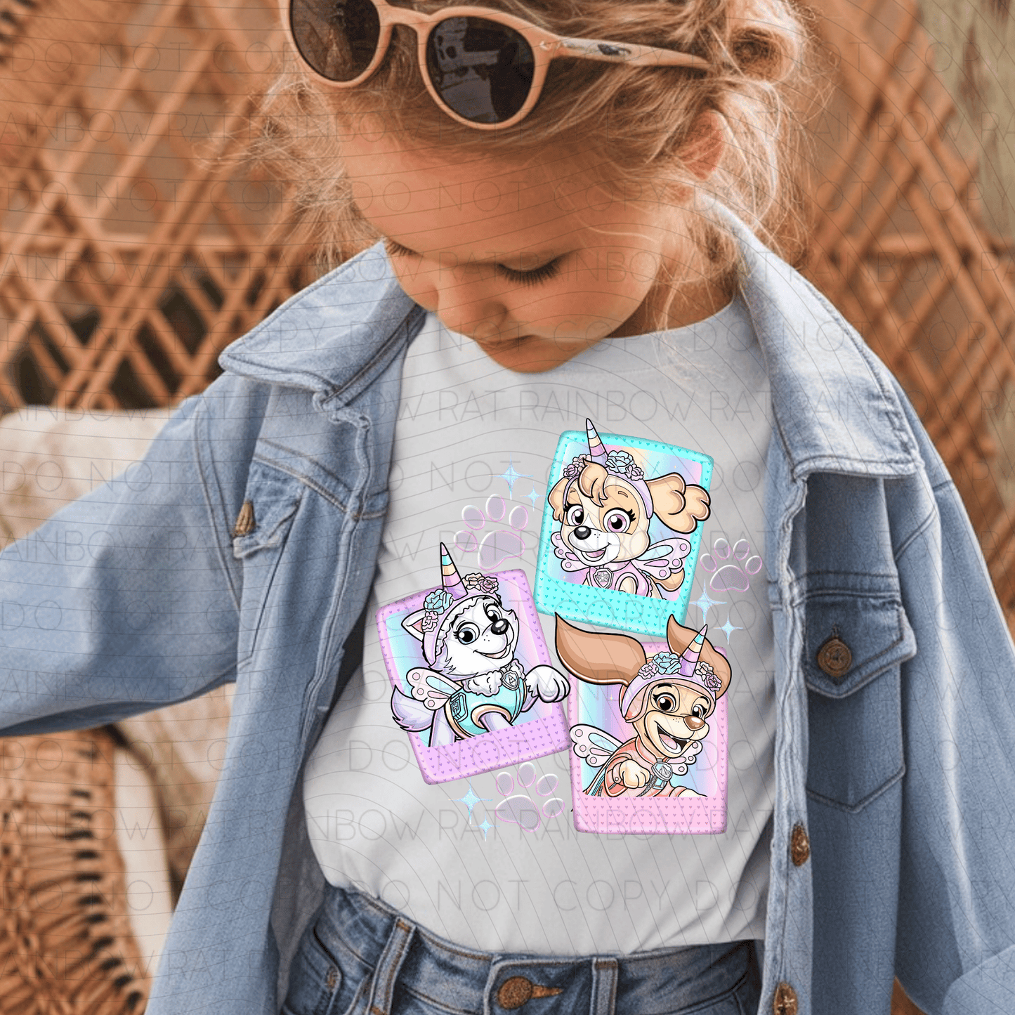 Unicorn Dogs- PNG Singles