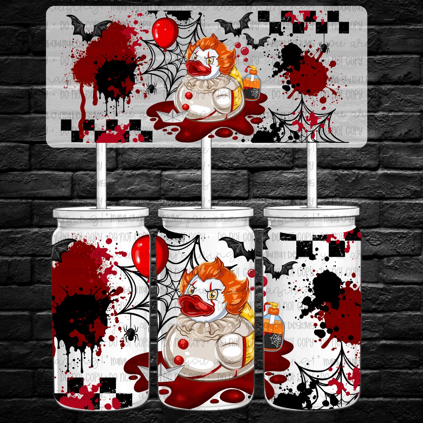 Horror Duckies- Libby Wrap Singles
