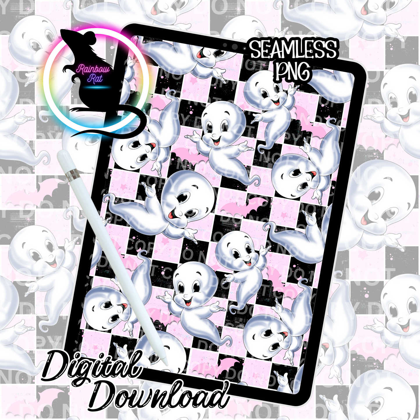 Ghost Boy- Seamless Design Singles