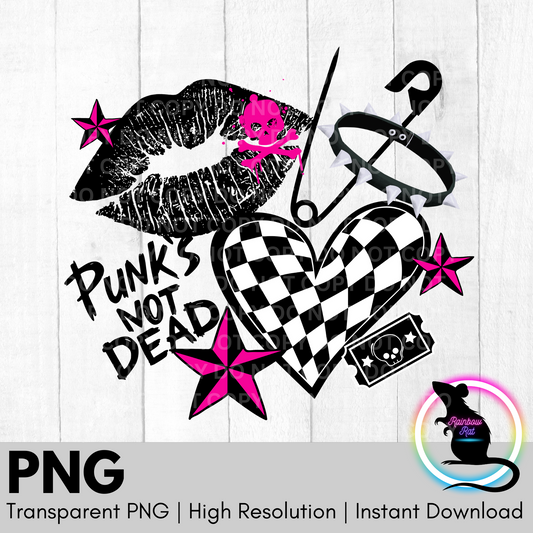 Punk's Not Dead- PNG