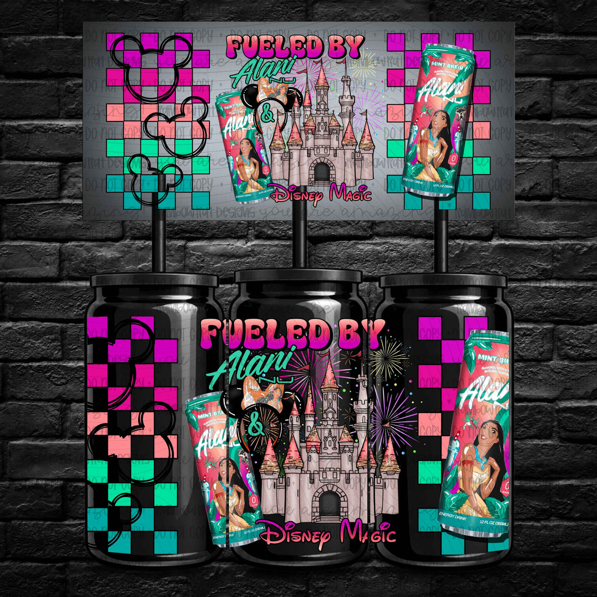 Caffeinated Cartoons-Libby Wrap Energy Singles