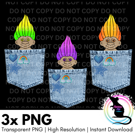 Pocket Pals Set- PNG