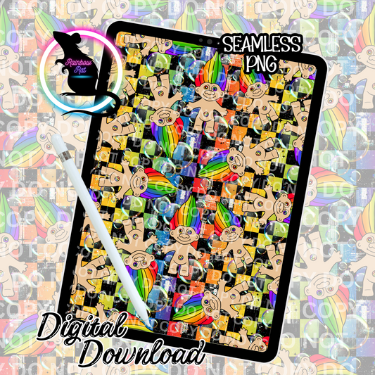 Pride Trolls- Seamless Design
