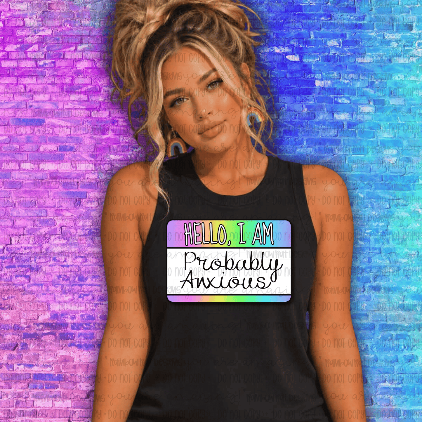 Hello, I am Name Tags- PNG Singles