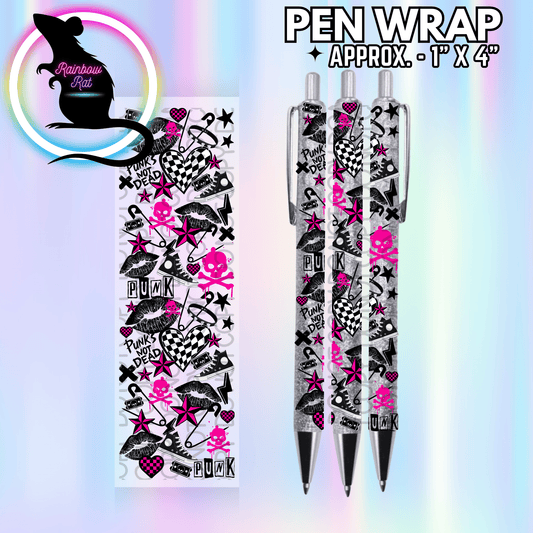 Punks Not Dead- Pen Wrap