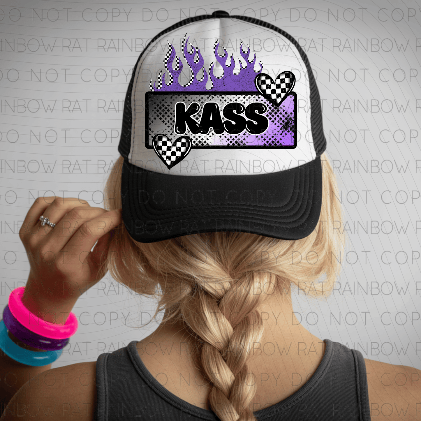 Flames Name Plate- PNG Single