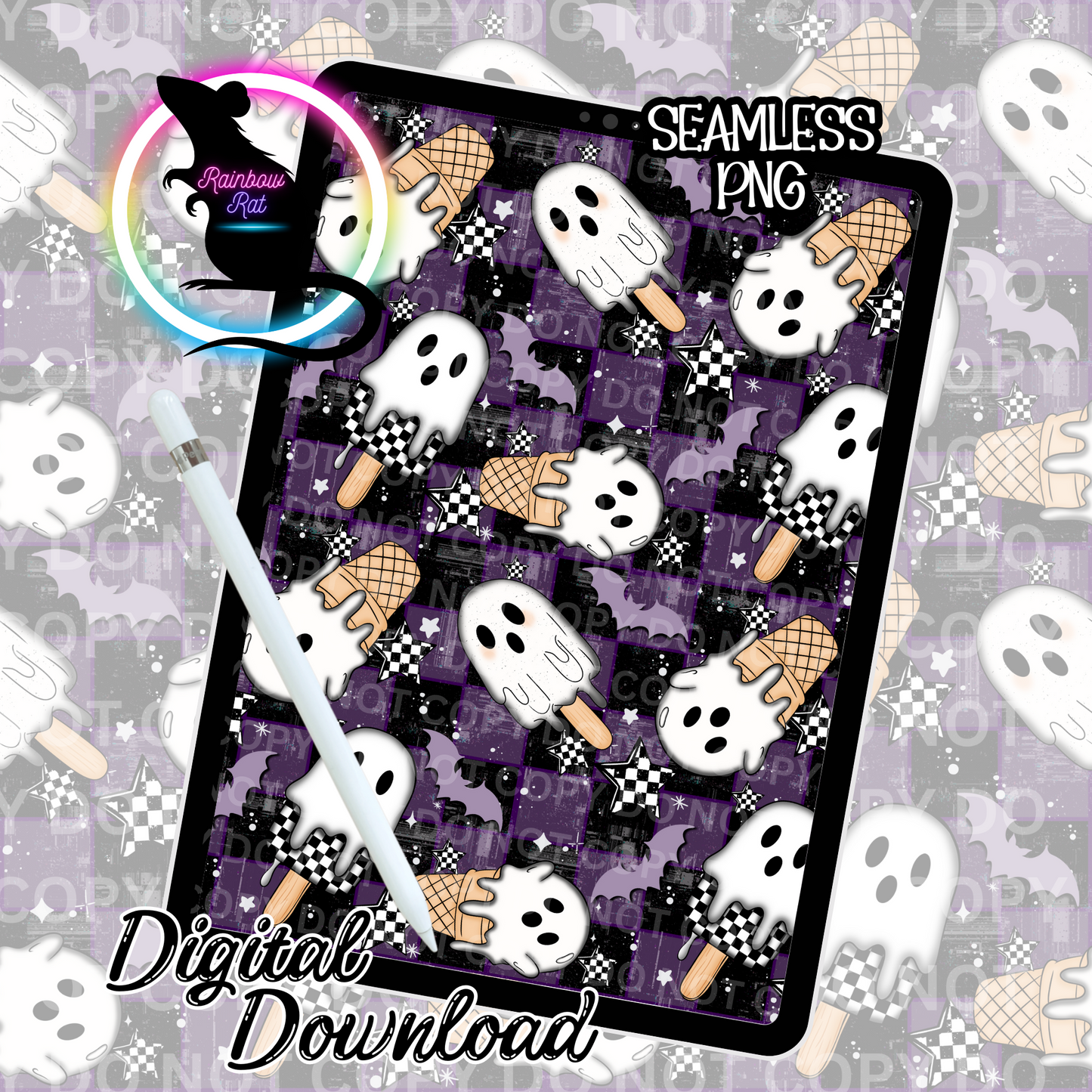 Ice Scream- Seamless Design Singles