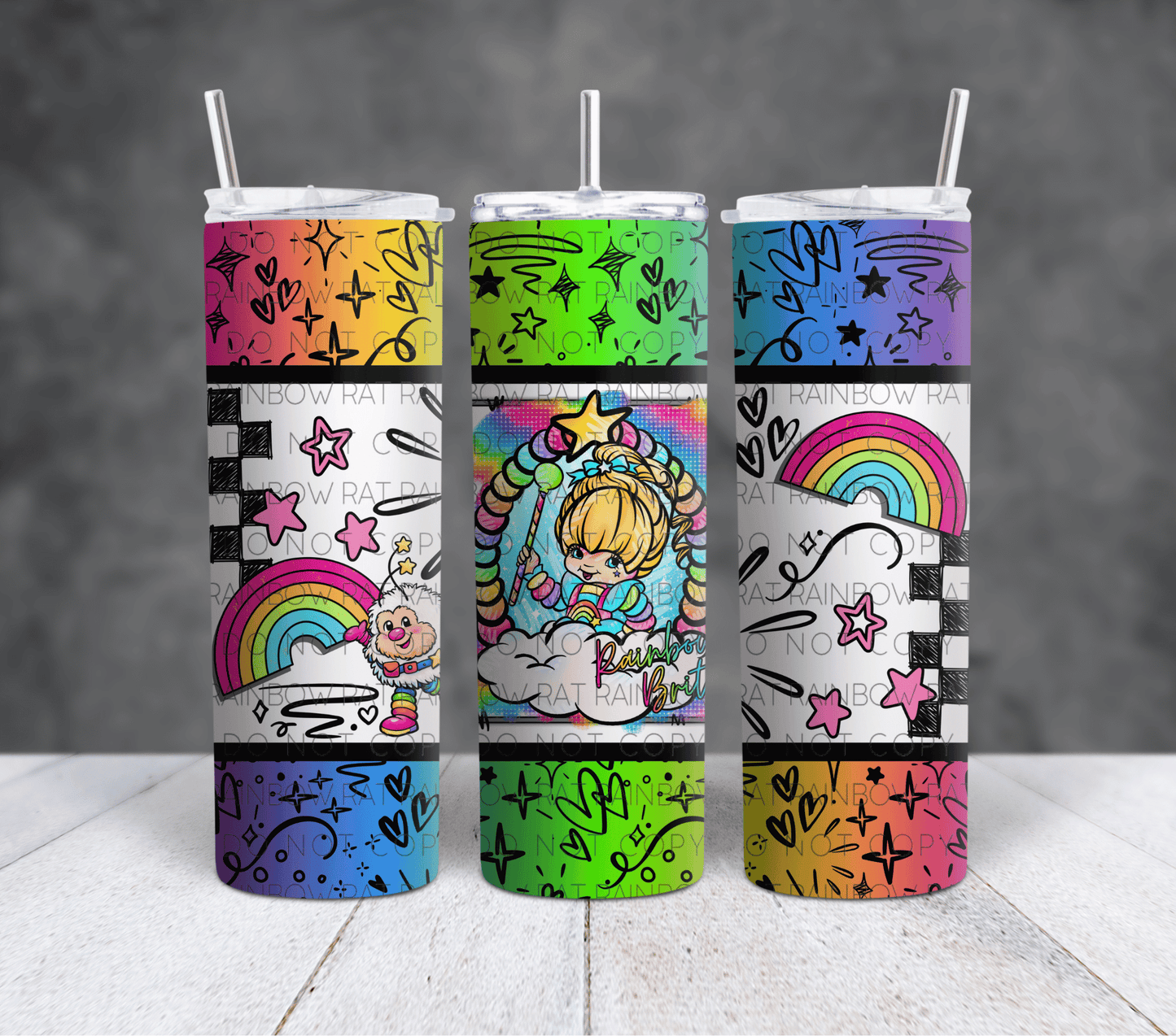 Rainbow Friends- 20oz Tumbler Wrap Singles