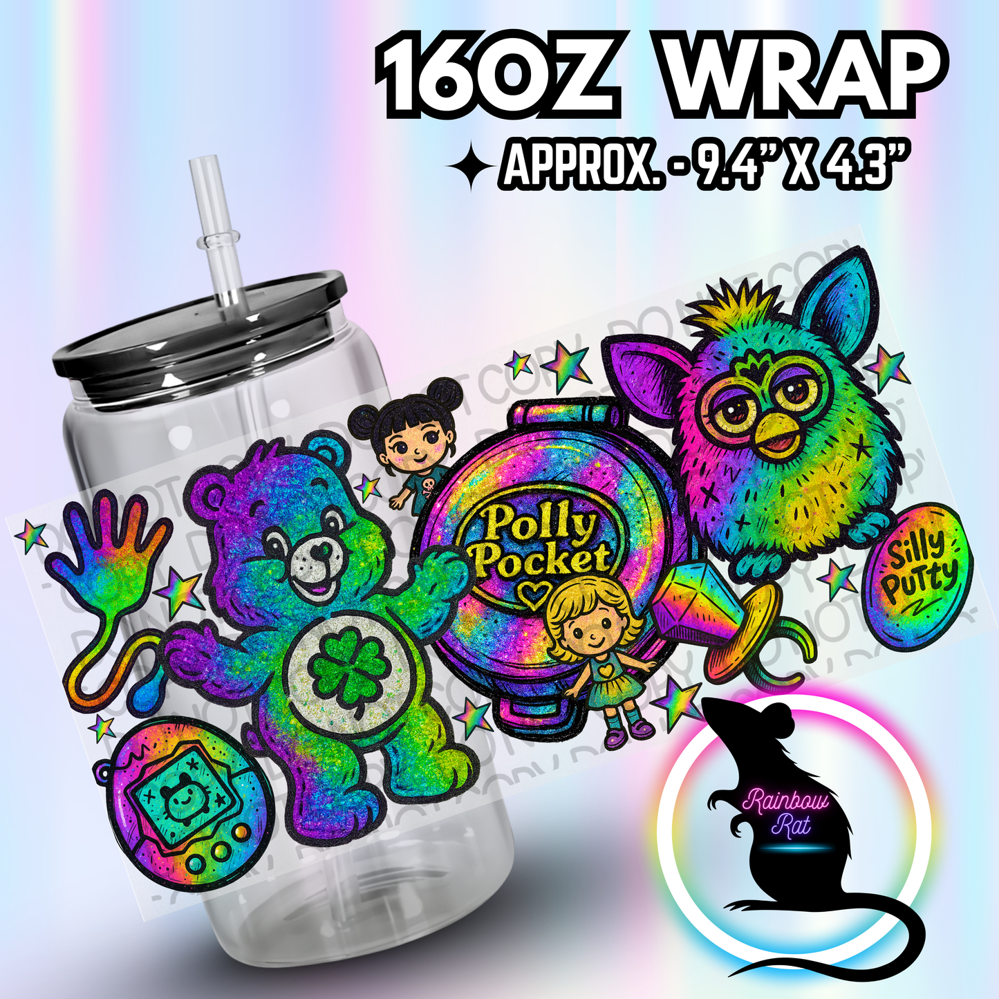 Rainbow Y2K- Libby Wrap