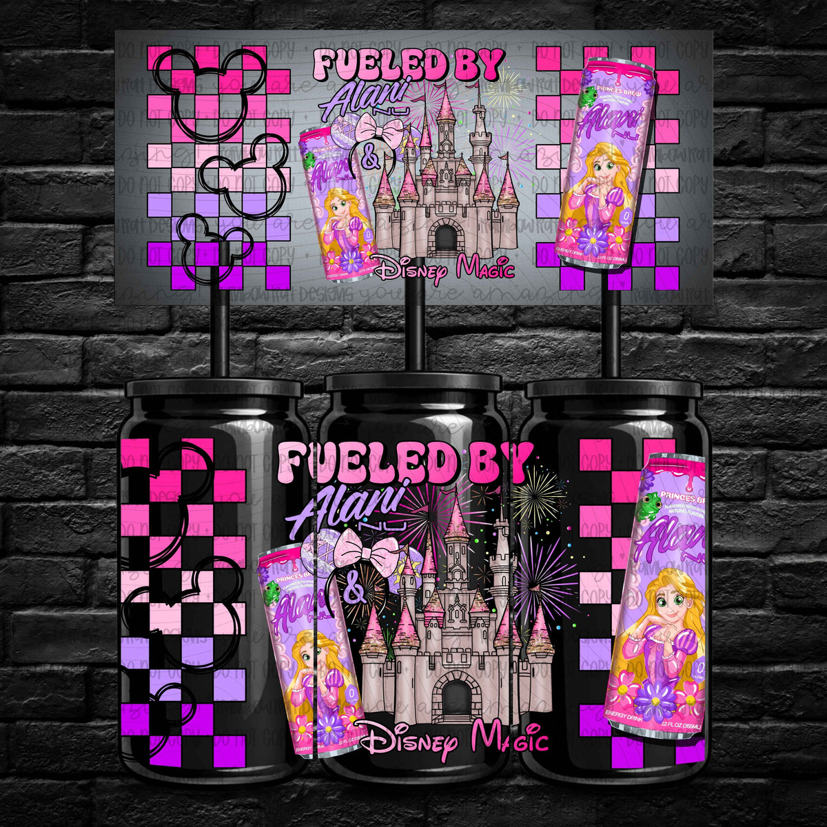 Caffeinated Cartoons-Libby Wrap Energy Singles