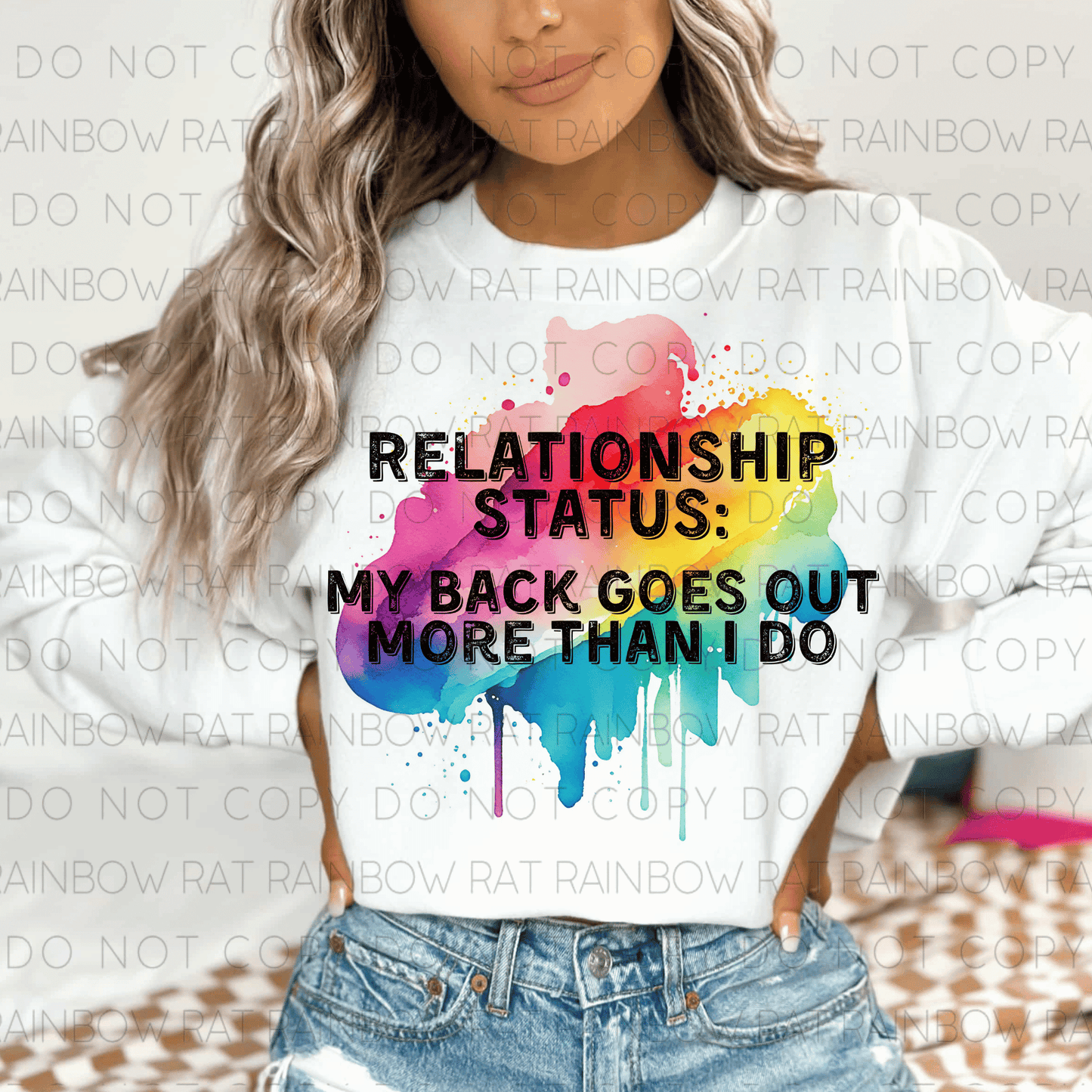 Relationship Status: My Back- PNG Single