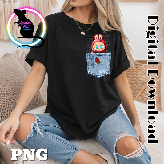 BooBoo Pocket Pals- PNG Singles