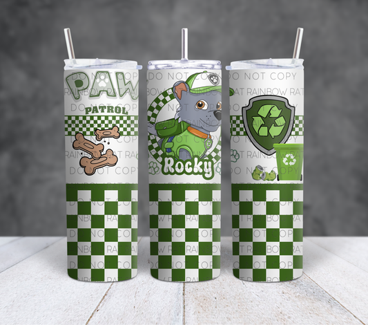 Patrol Dogs- 20oz Transparent Tumbler Wrap Singles