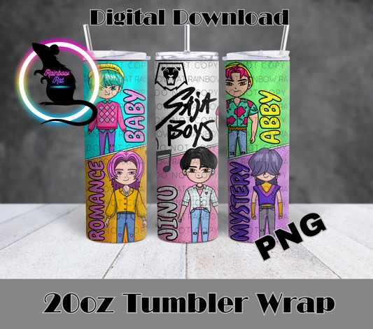 KPDH- 20oz Tumbler Wrap Singles