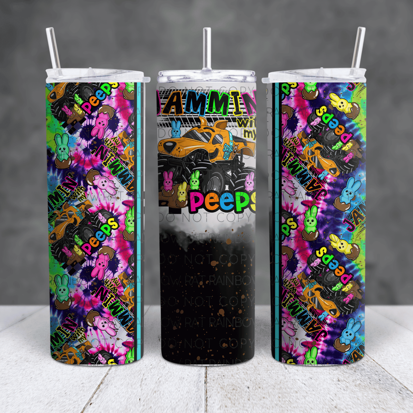 Easter M.Trucks- 20oz Tumbler Wrap Singles