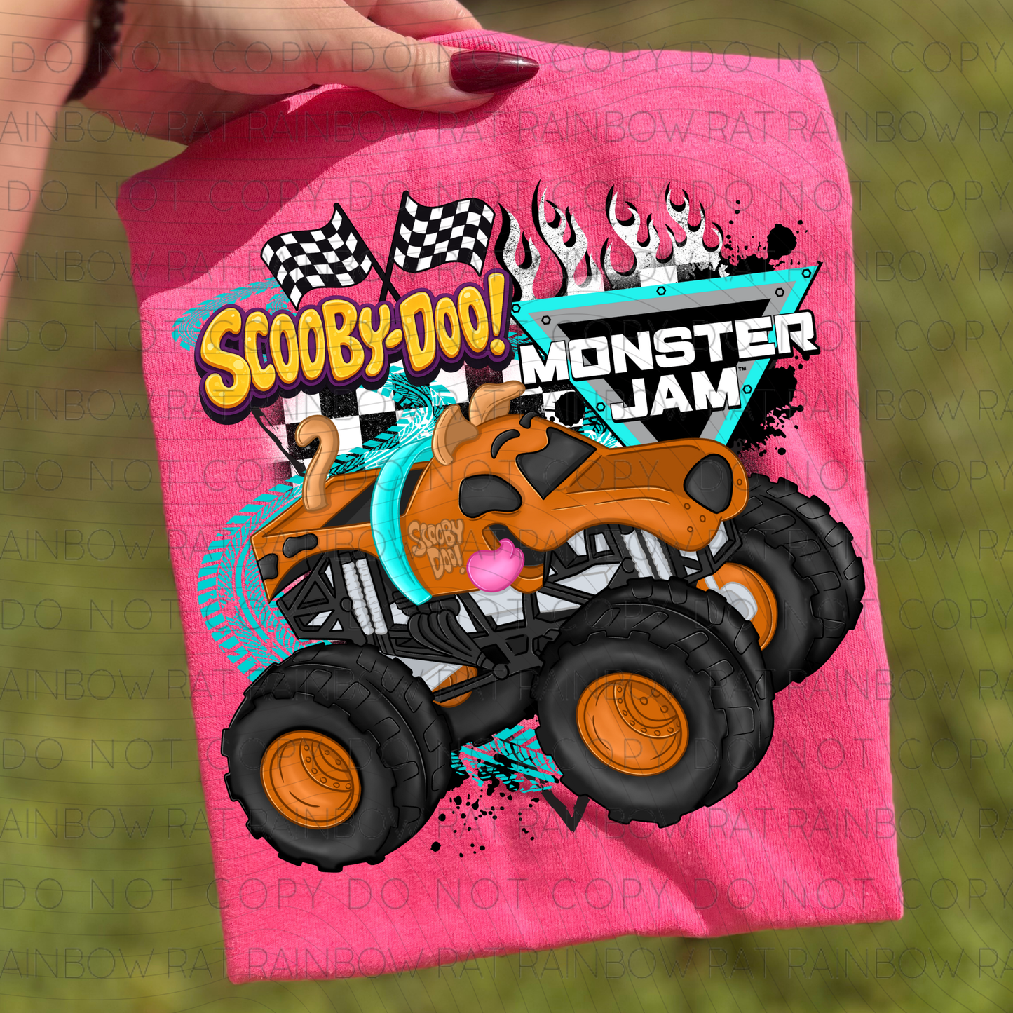 Flaming M.Trucks- PNG Singles