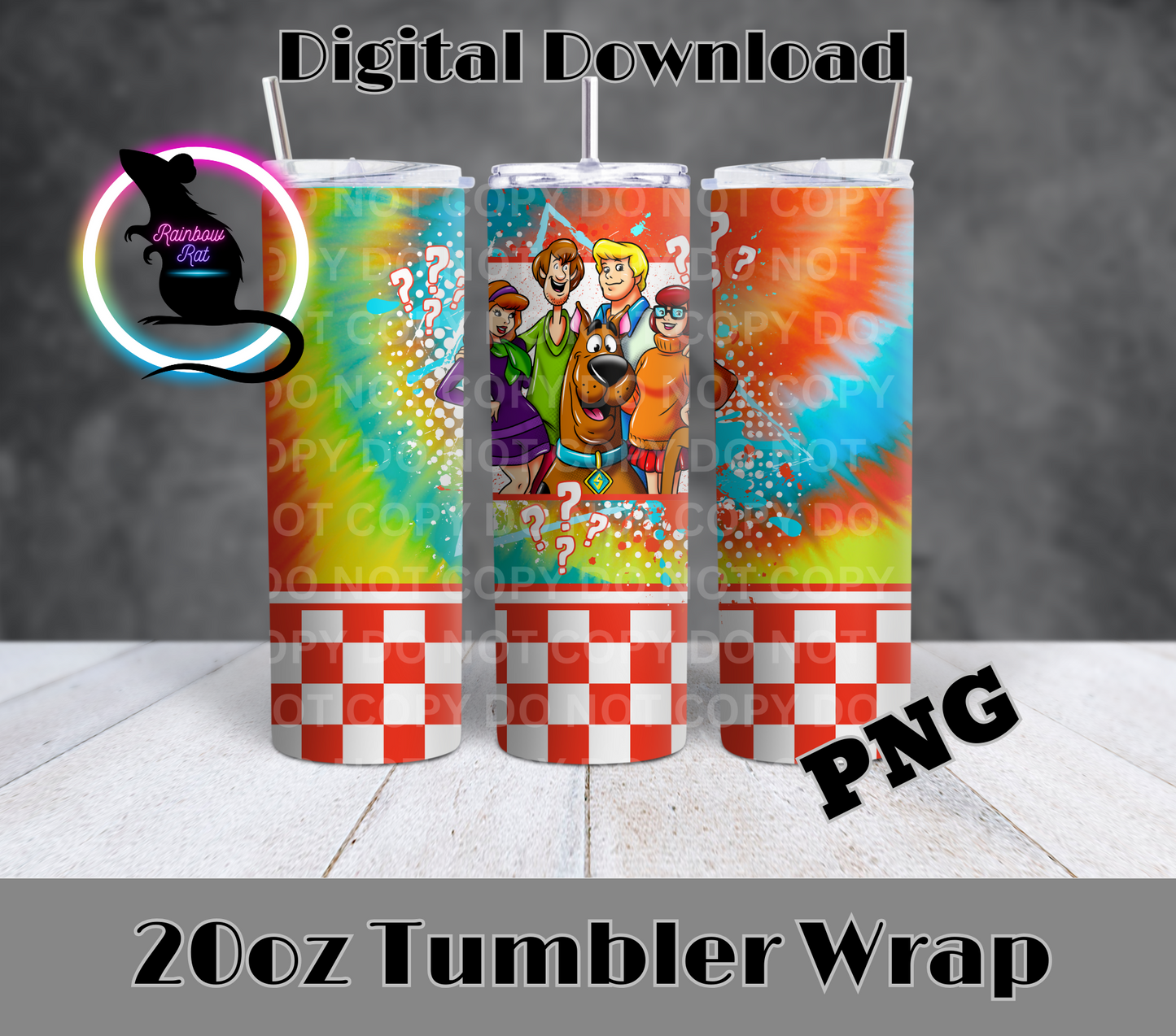 Mystery Gang- 20oz Tumbler Wrap