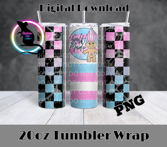 Pride Troll- 20oz Tumbler Wrap