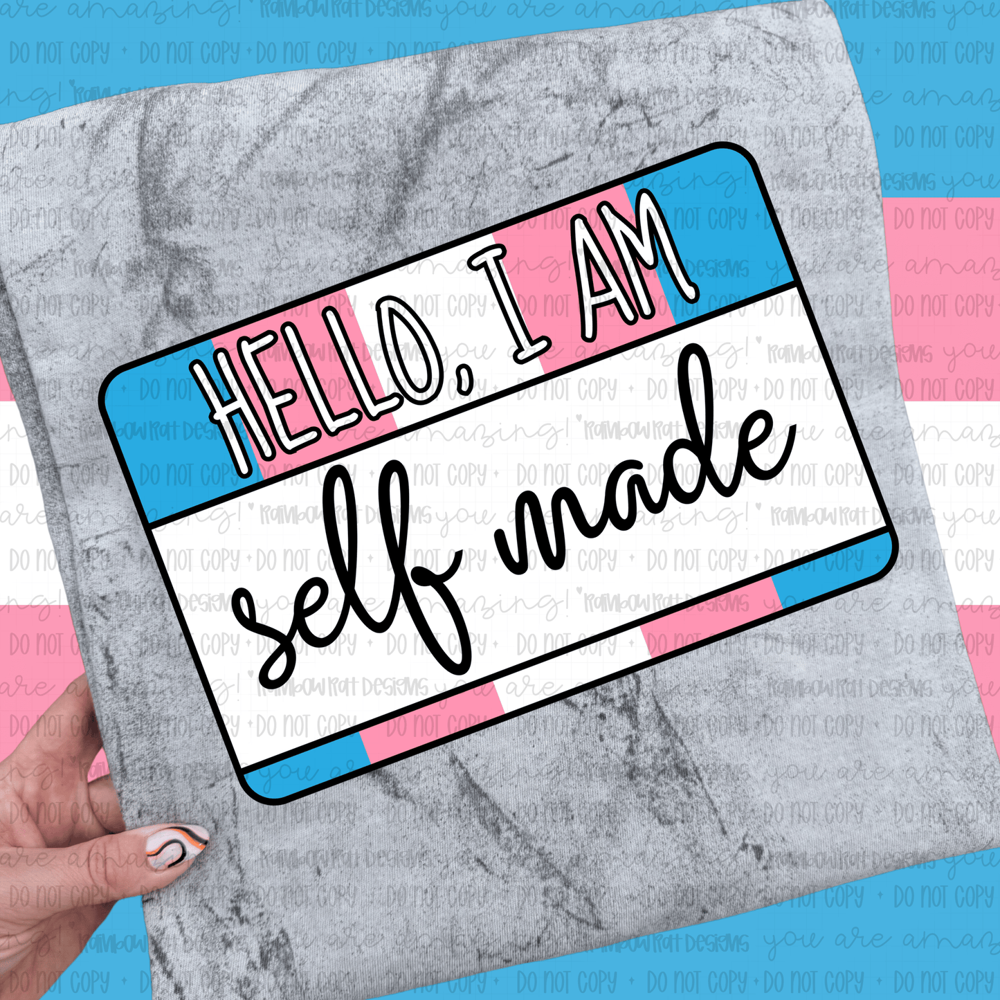 Hello, I am Name Tags- PNG Singles