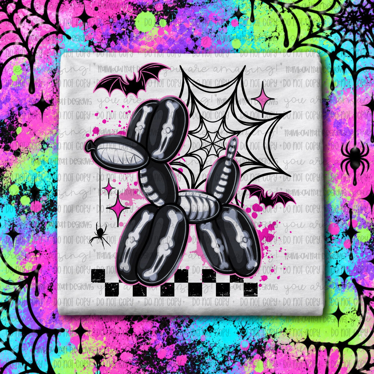 Halloween Balloon Dogs- PNG Singles