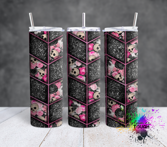 Skulls Tangram- 20oz Tumbler