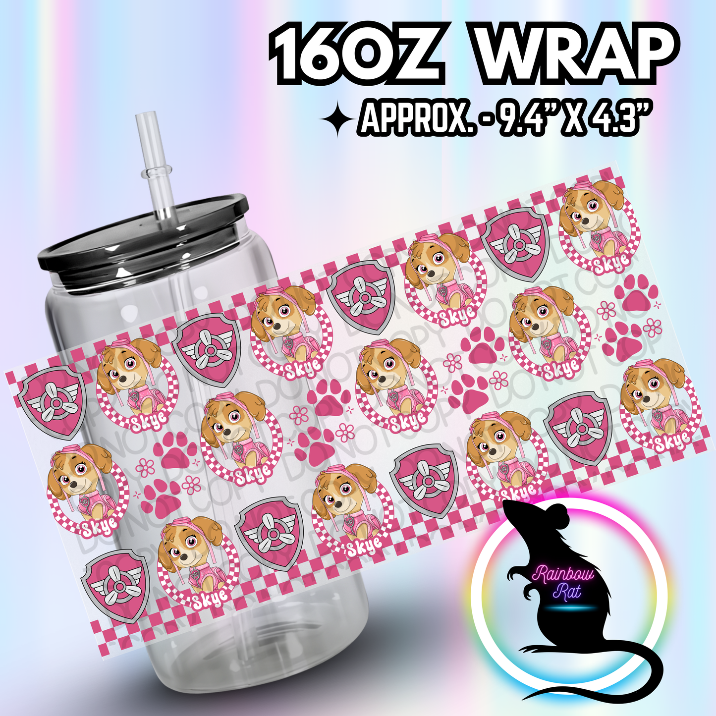 Patrol Dogs Tiled-Libby Wrap Singles