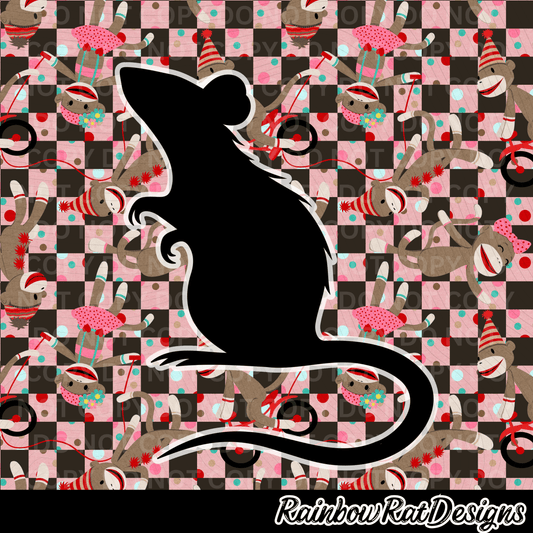 Sock Monkey- Seamless Design