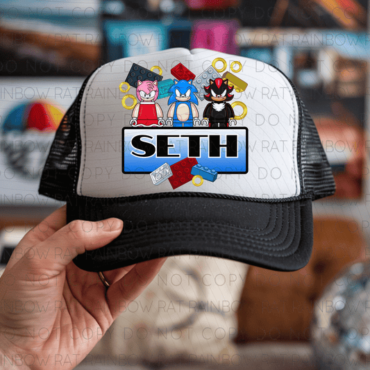 Hedgehog Name Plate- PNG Single