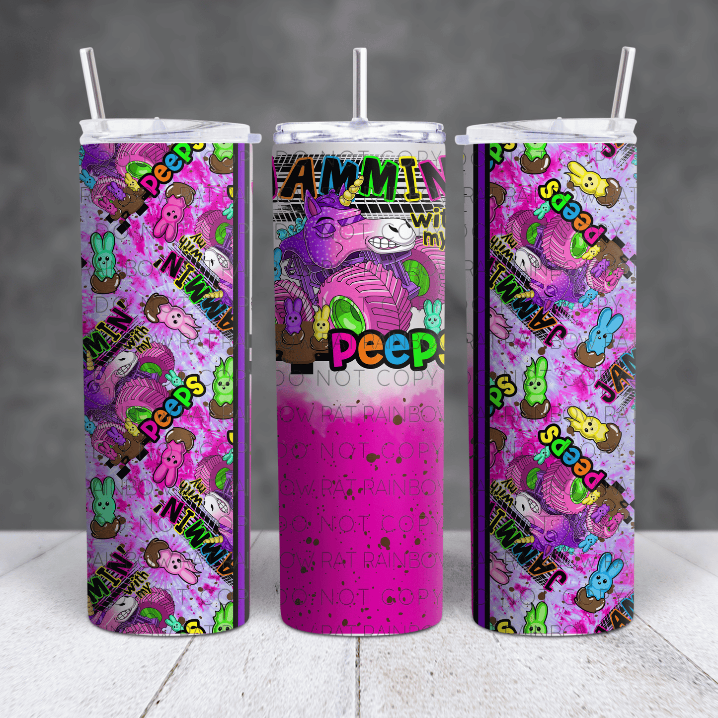 Easter M.Trucks- 20oz Tumbler Wrap Singles