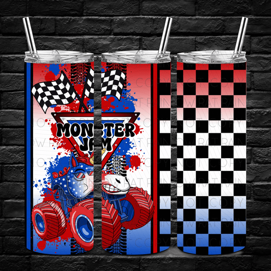 ❤️🤍💙 Mix M.Trucks - 20oz Tumbler Wrap Singles