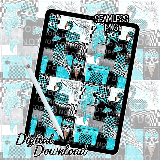 Spooky Summer- Seamless Design