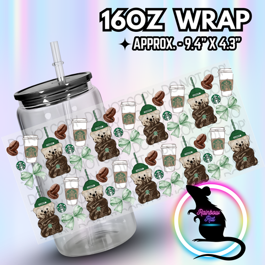 Beary Caffeinated- Libby Wrap Singles