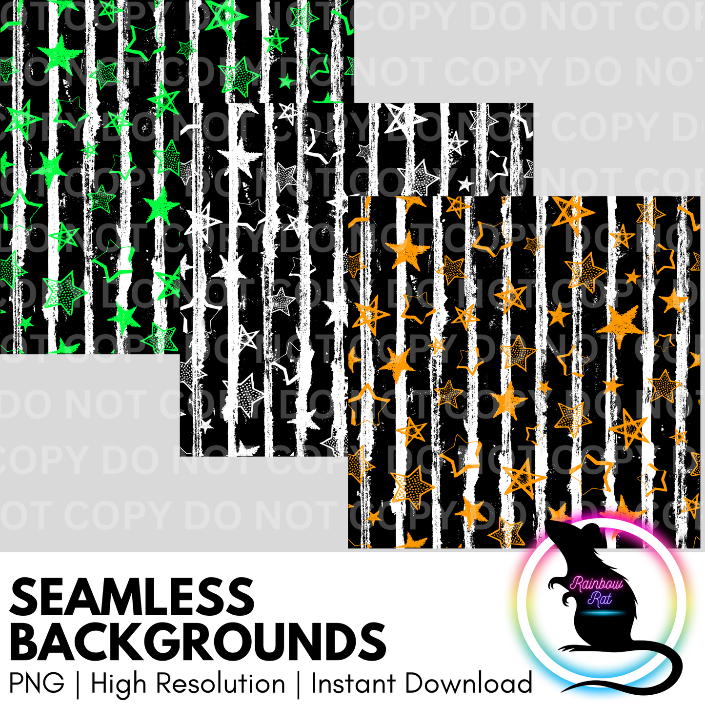 Stars- Seamless Background (3 pack)